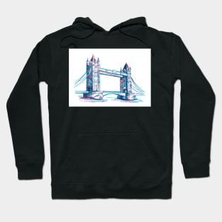 Tower Bridge London Illustration Hoodie